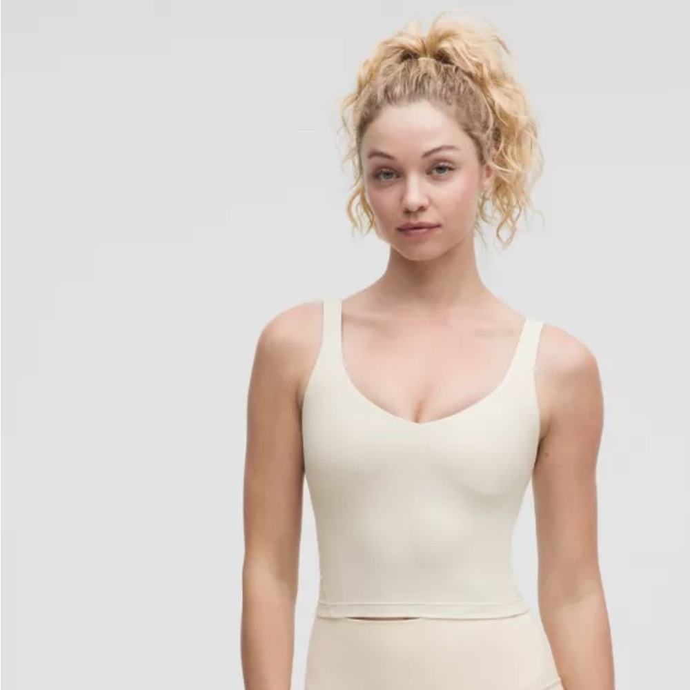 lululemon Align Light Cream Tank Top - size 6